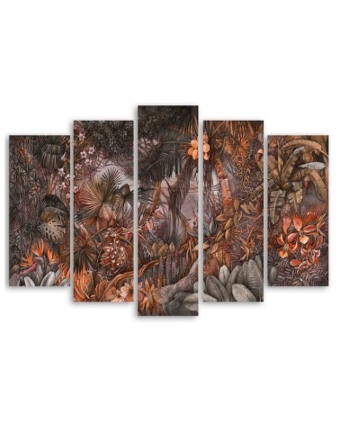 Leinwandbild modern - Tiefer Dschungel | Feeby