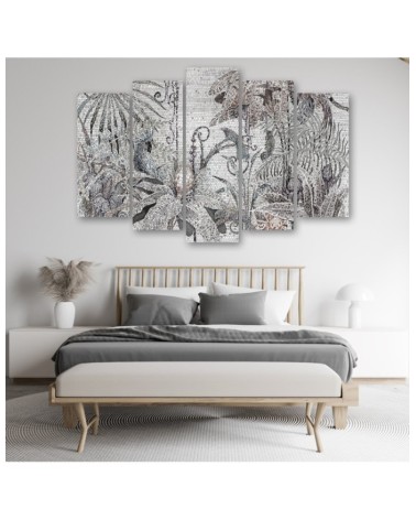 Leinwandbild modern - Mosaik -Dschungel | Feeby