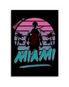 Obraz dla nastolatka canvas - Neon napis Welcome to Miami DDJVigo