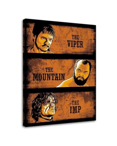 Wall art painting - Collage of movie characters DDJVigo | FEEBY