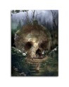 Wall art painting - Great skull in a forest Barrett Biggers | FEEBY