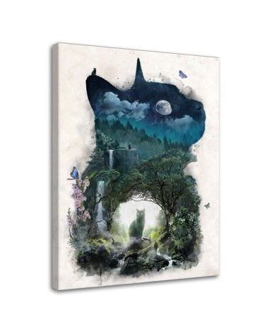 Wall art painting - Realm of Cats Dark art Barrett Biggers | FEEBY