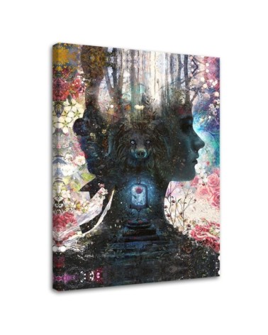 Canvas art painting - Beauty and the beast Barrett Biggers | FEEBY