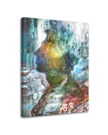 Designer Canvas prints - Magical figure in a forest Barrett Biggers | FEEBY