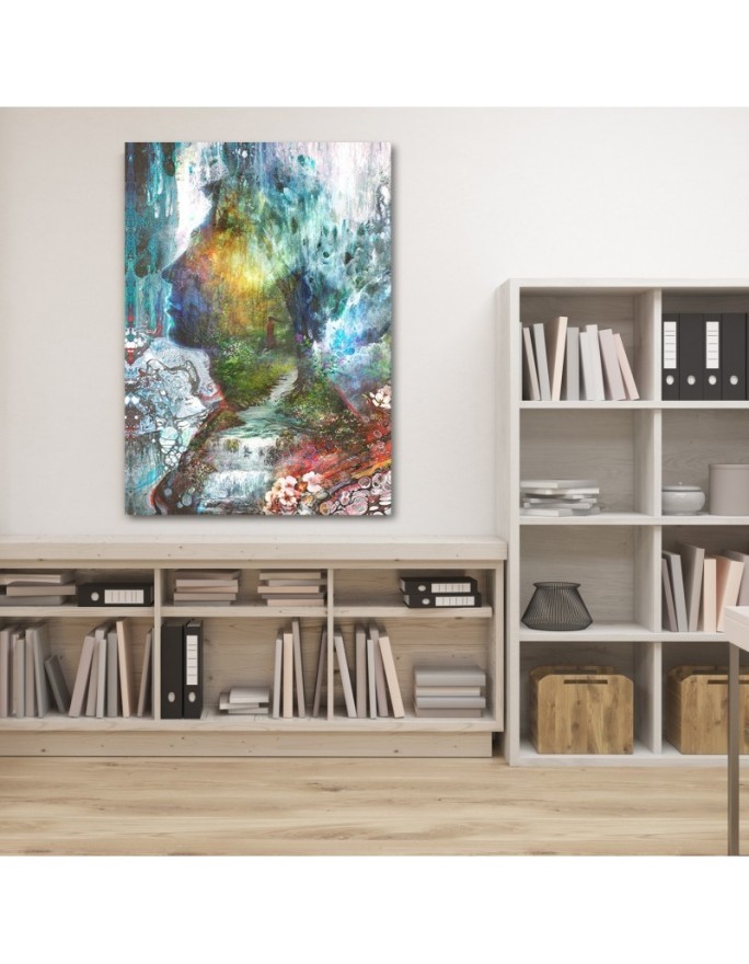 Designer Canvas prints - Magical figure in a forest Barrett Biggers | FEEBY