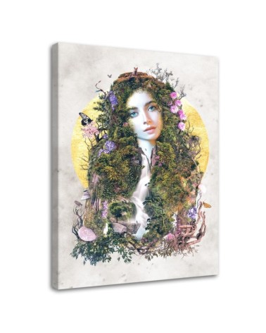 Prints on Canvas for living room - Mother earth | FEEBY
