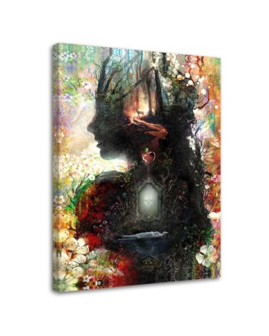 Wall painting - Woman Snow White Barrett Biggers | FEEBY