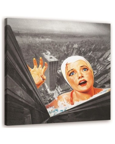 Fashionable Canvas prints - Falling woman from the top of a building Lili Chartrand | FEEBY