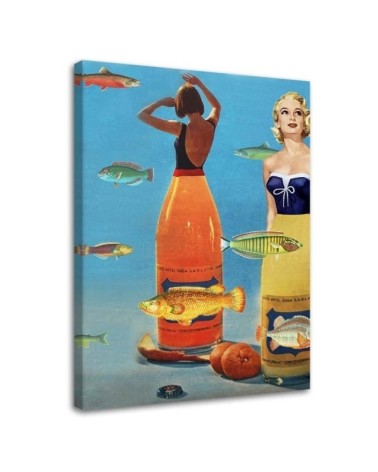 Modern painting - Women in bottle skirts Lili Chartrand | FEEBY