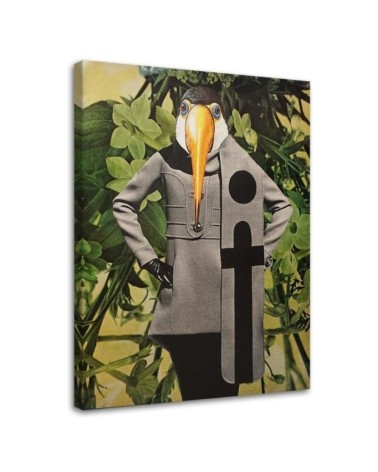 Canvas prints for living room - Woman with bird's head Lili Chartrand | FEEBY