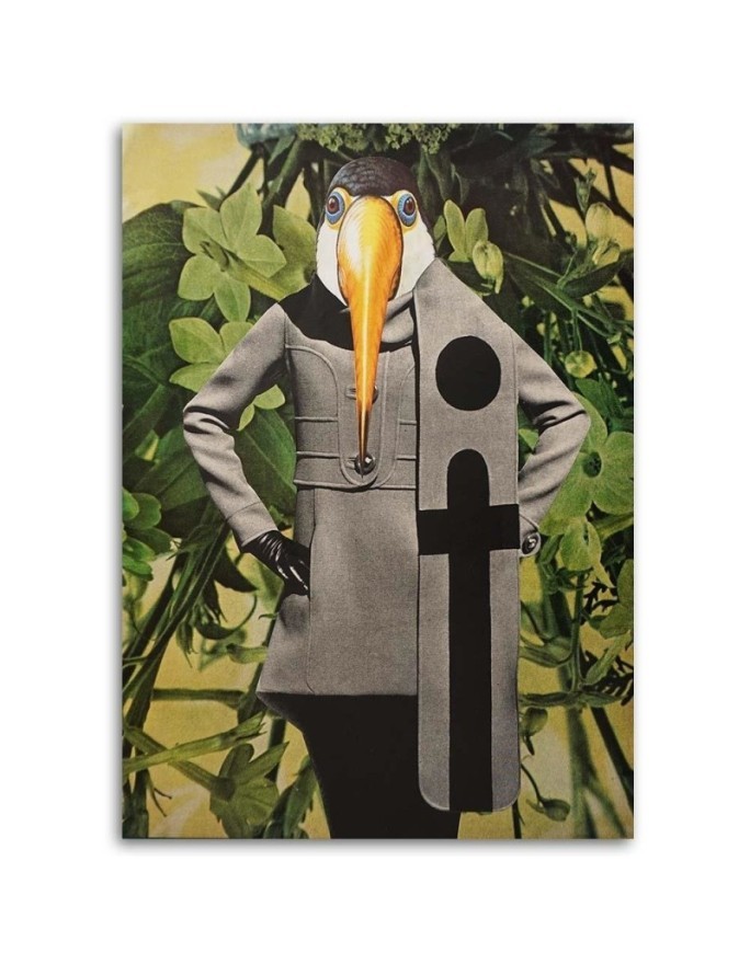 Canvas prints for living room - Woman with bird's head Lili Chartrand | FEEBY