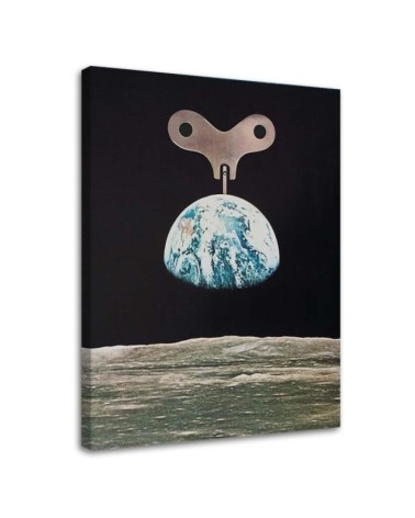 Canvas print - Planet earth as a music box Lili Chartrand | FEEBY