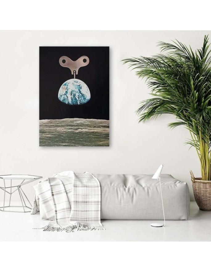 Canvas print - Planet earth as a music box Lili Chartrand | FEEBY