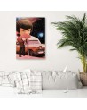 Living room Canvas painting - Man paying for parking Lili Chartrand | FEEBY