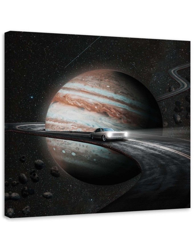 Eleganckie obrazy do salonu - Kosmos planeta Zehem Chong | FEEBY