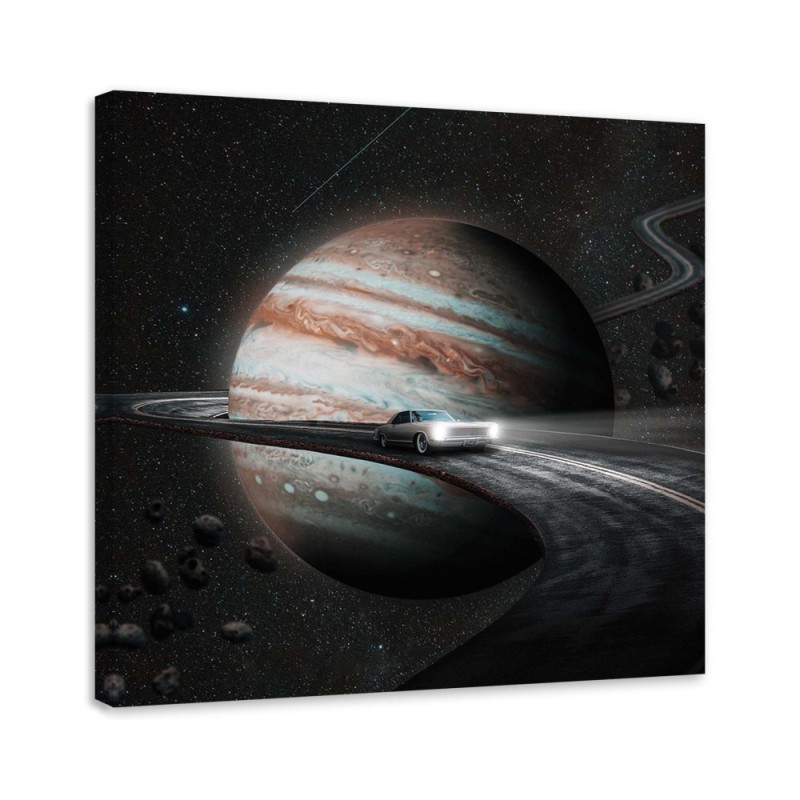 Eleganckie obrazy do salonu - Kosmos planeta Zehem Chong | FEEBY