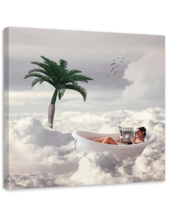 Designer Canvas paintings for living room - Cloud bath Zehem Chong | FEEBY