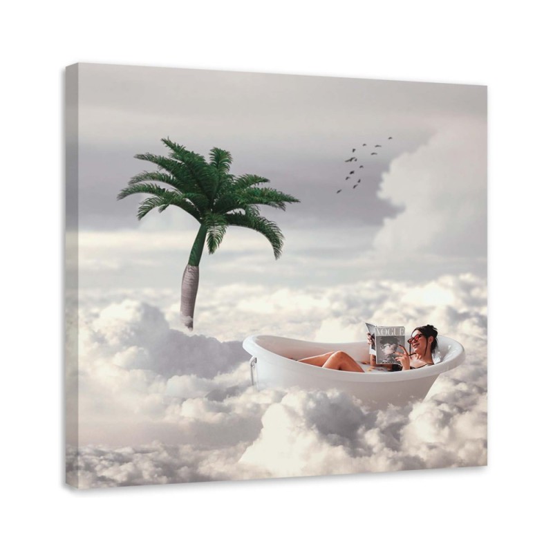 Designer Canvas paintings for living room - Cloud bath Zehem Chong | FEEBY