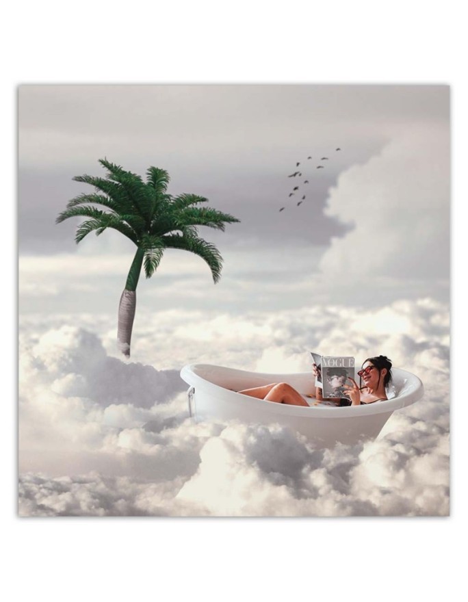 Designer Canvas paintings for living room - Cloud bath Zehem Chong | FEEBY