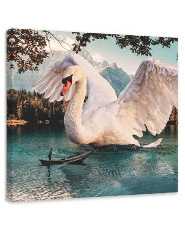 Pictures wall art for living room - Great swan Zehem Chong | FEEBY