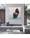 Stylish paintings for living room - Rock with flowers Zehem Chong | FEEBY