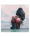 Stylish paintings for living room - Rock with flowers Zehem Chong | FEEBY