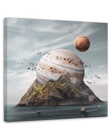Modern Canvas paintings for the living room -Planets Zehem Chong | FEEBY