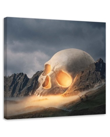 Canvas prints idea for living room - Skull abstract Zehem Chong | FEEBY
