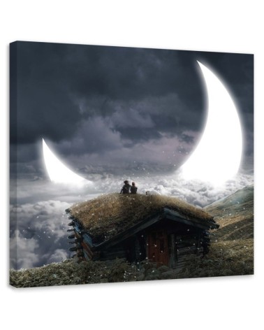 Stylish paintings for the wall - Moon view Zehem Chong | FEEBY