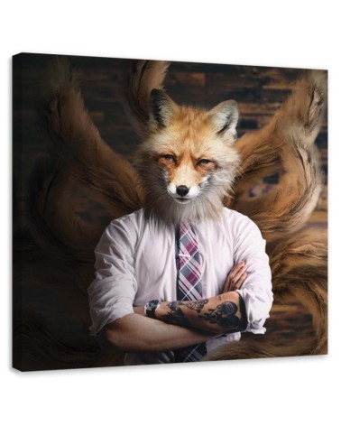 Modern Canvas painting for living room - Fox chairman Zehem Chong | FEEBY