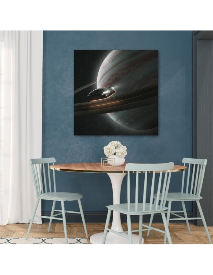 Modne obrazy do salonu - Planeta kosmos Zehem Chong | FEEBY