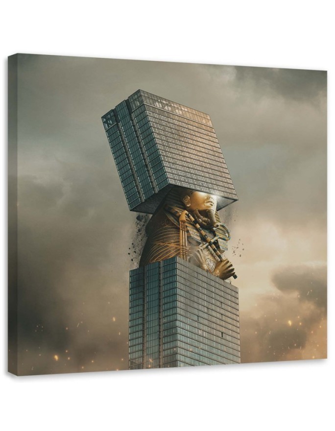 Elegant Canvas paintings for living room - Architecture building Zehem Chong | FEEBY