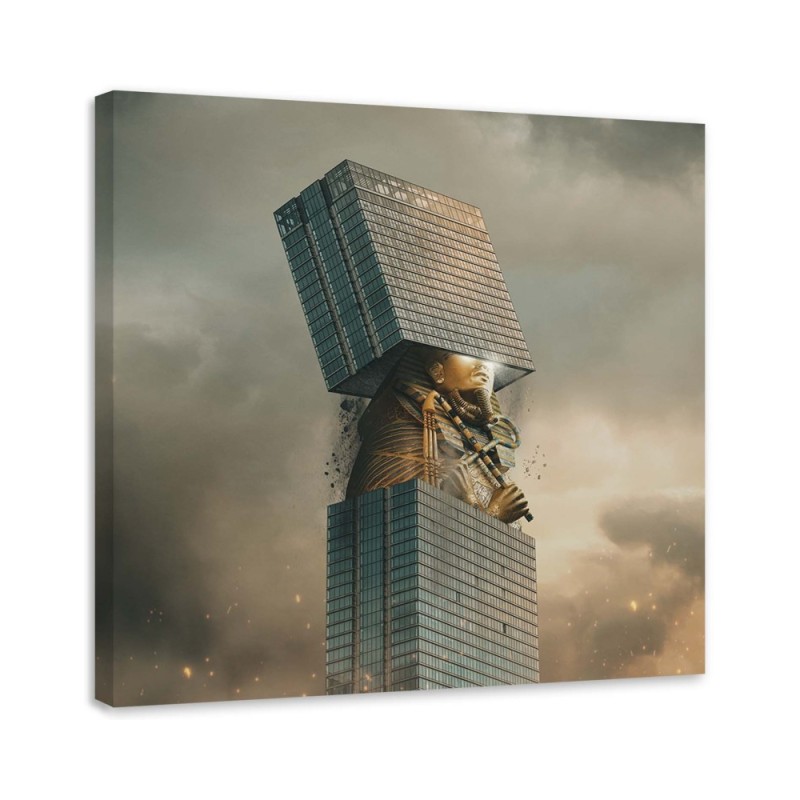 Elegant Canvas paintings for living room - Architecture building Zehem Chong | FEEBY