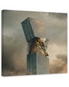 Elegant Canvas paintings for living room - Architecture building Zehem Chong | FEEBY