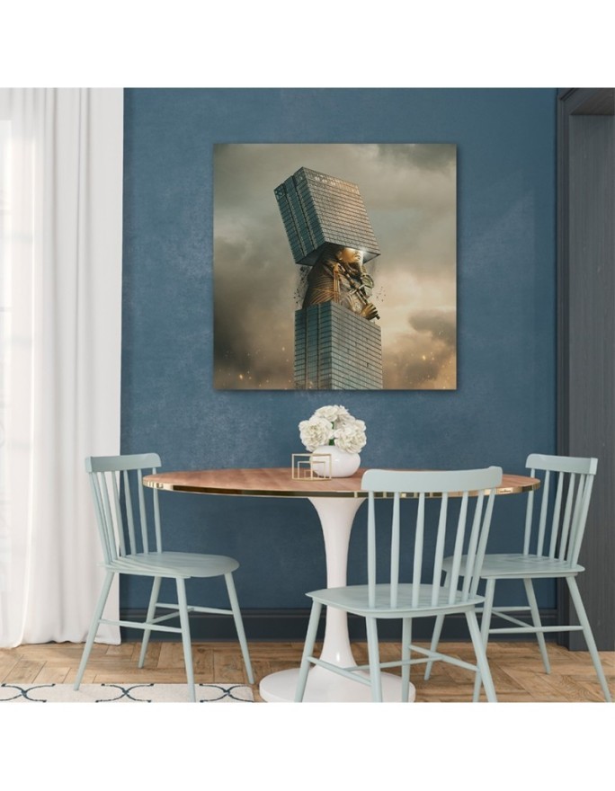 Elegant Canvas paintings for living room - Architecture building Zehem Chong | FEEBY