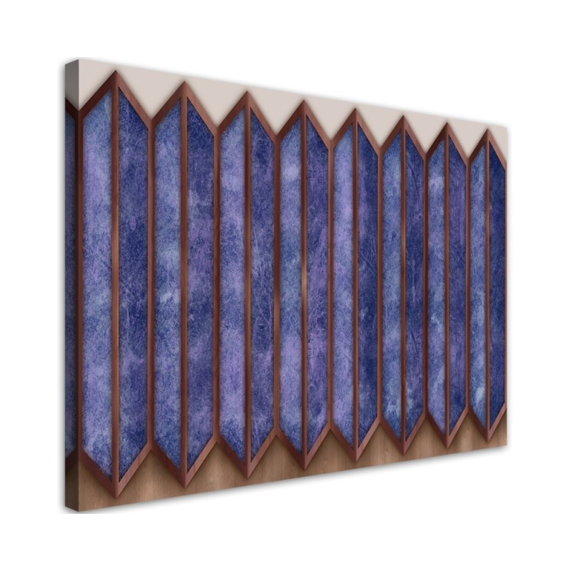 Leinwandbild - Buntes 3D -Fenster | Feeby