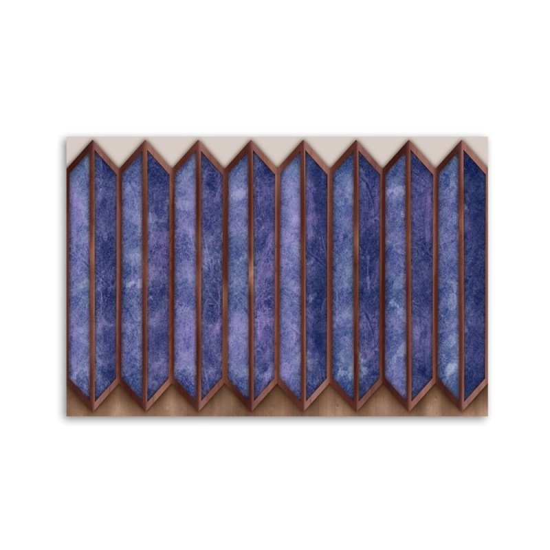 Leinwandbild - Buntes 3D -Fenster | Feeby