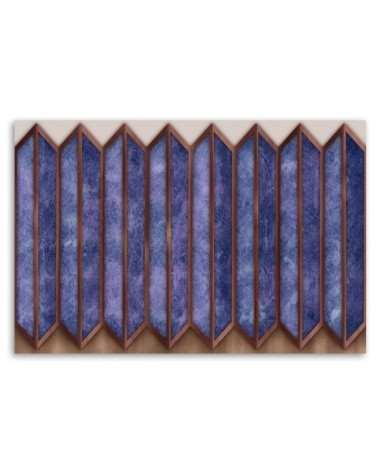 Leinwandbild - Buntes 3D -Fenster | Feeby