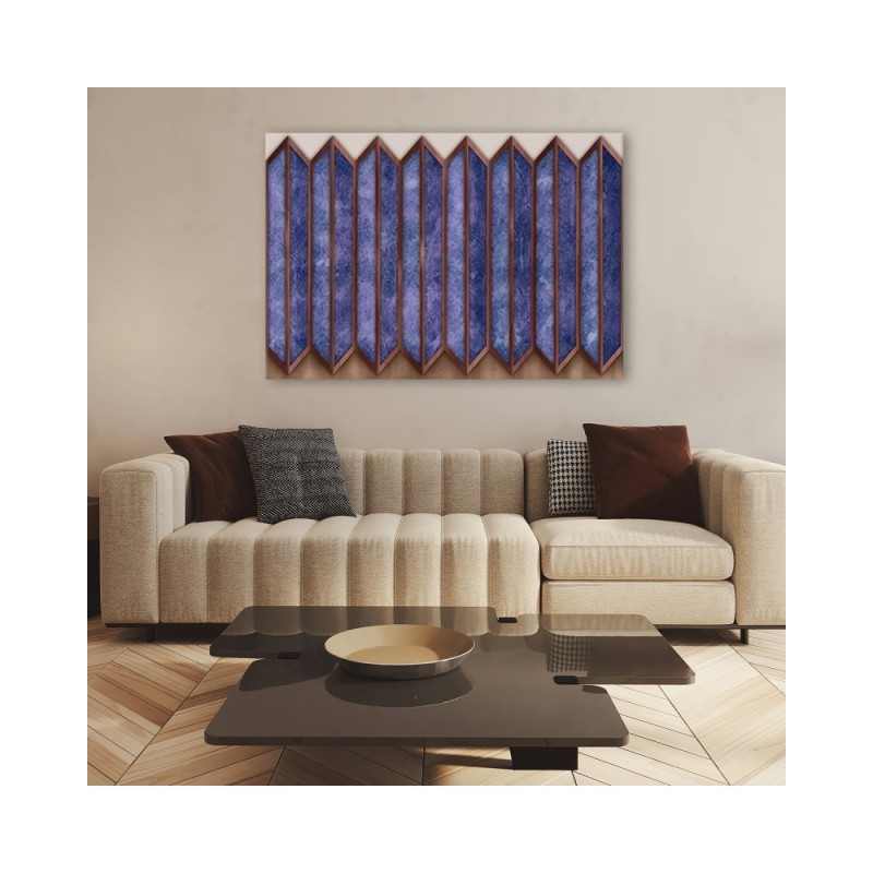 Leinwandbild - Buntes 3D -Fenster | Feeby