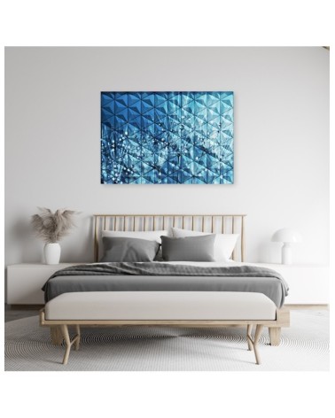 Bild auf Leinwand - Pusteblume in Tau Tropfen | Feeby