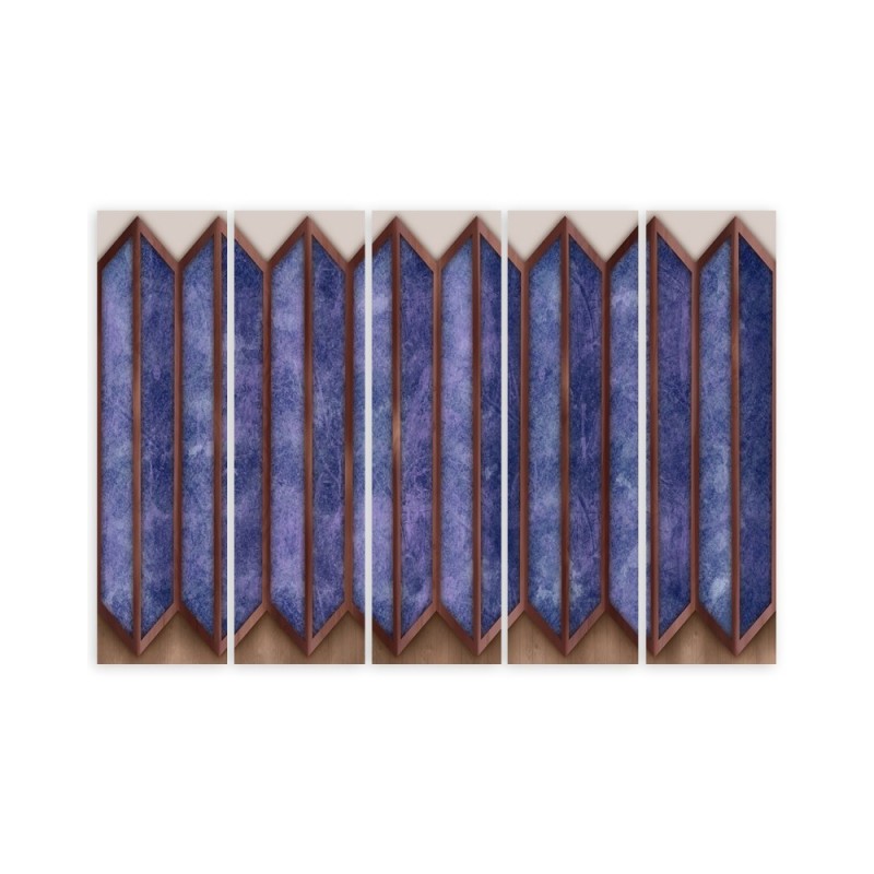 Bild auf Leinwand - Buntes 3D -Fenster | Feeby