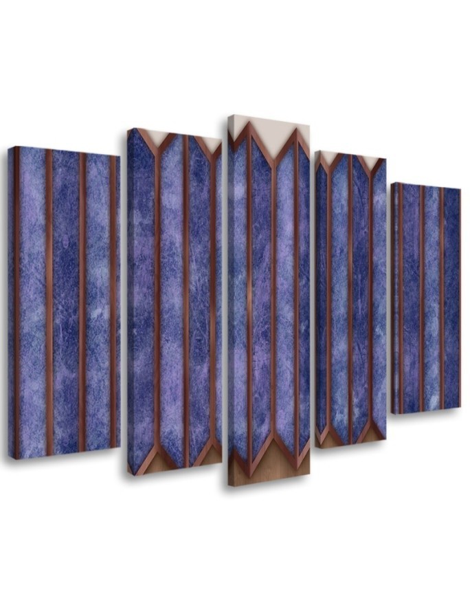 Leinwanddruck - Buntes 3D -Fenster | Feeby