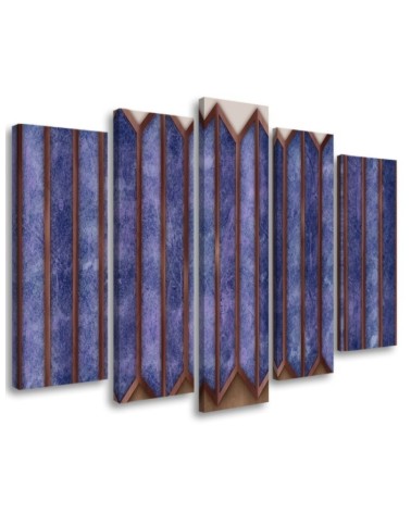 Modern painting for living room - Colourful 3D windows | FEEBY