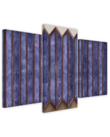 Triptych wall painting - 3D window abstraction | FEEBY