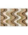 Triptych canvas painting - Vertical wavy lines | FEEBY