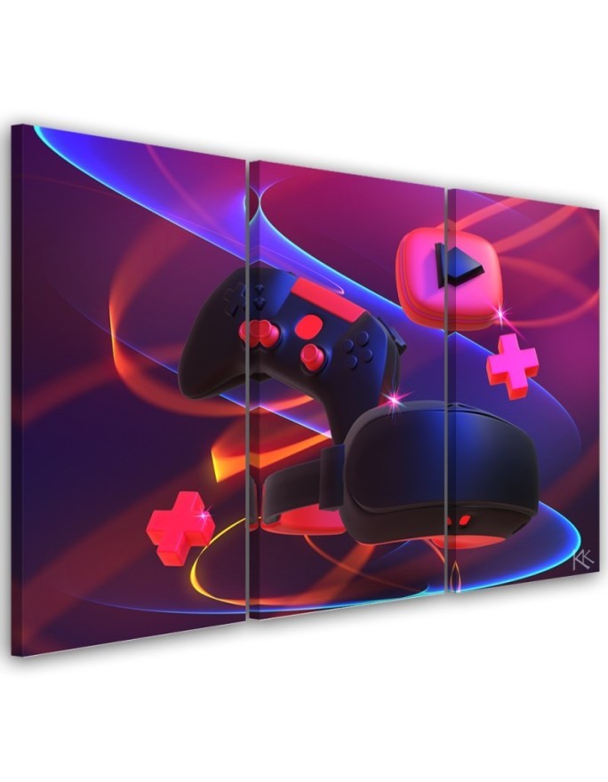 Wandbild für Wohnzimmer - Für den Spieler einstellen | Feeby