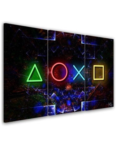 Gaming pictures triptychs - Game console | FEEBY