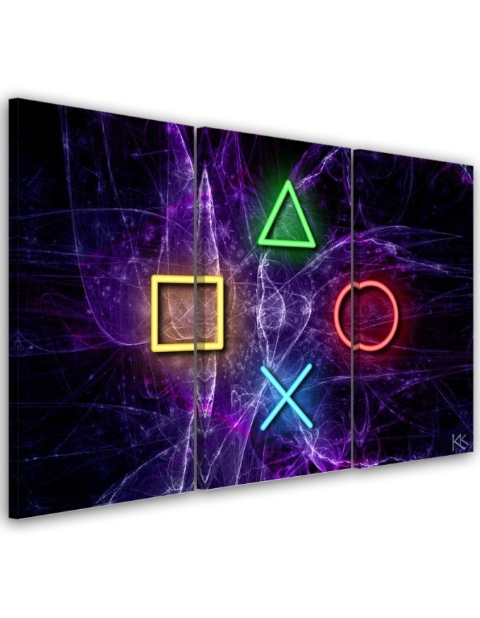 Leinwandbild - Tasten für den Controller | Feeby