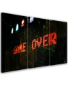 Obraz na ścianę tryptyk - Game Over dla gracza | FEEBY