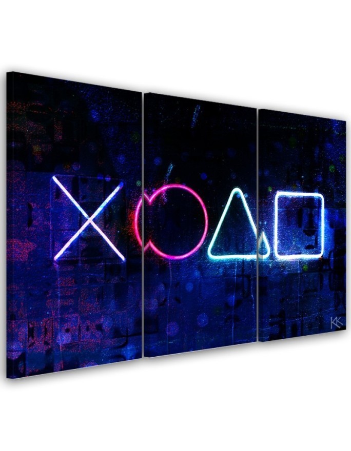 Bild auf Leinwand - Tasten für den Controller | Feeby